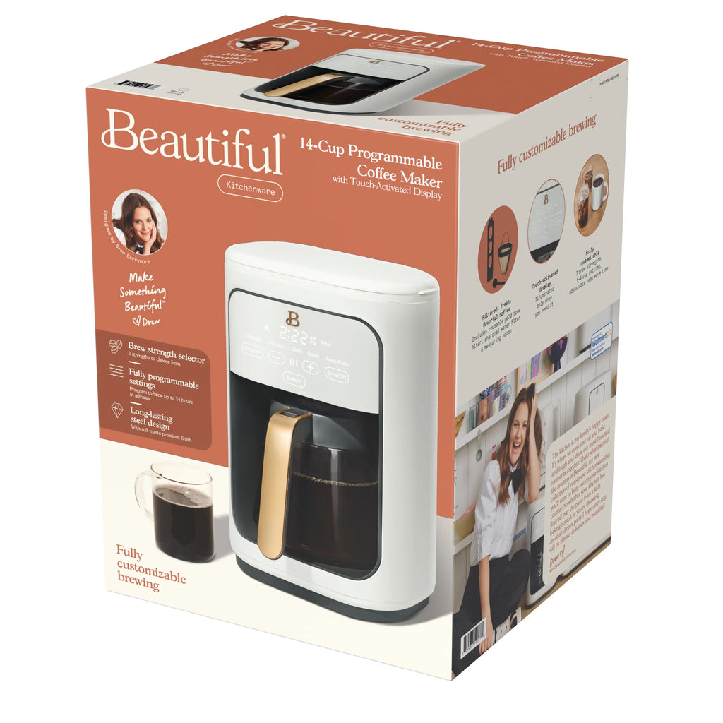 14-Cup Programmable Drip Coffee Maker with Touch-Activated Display I63806