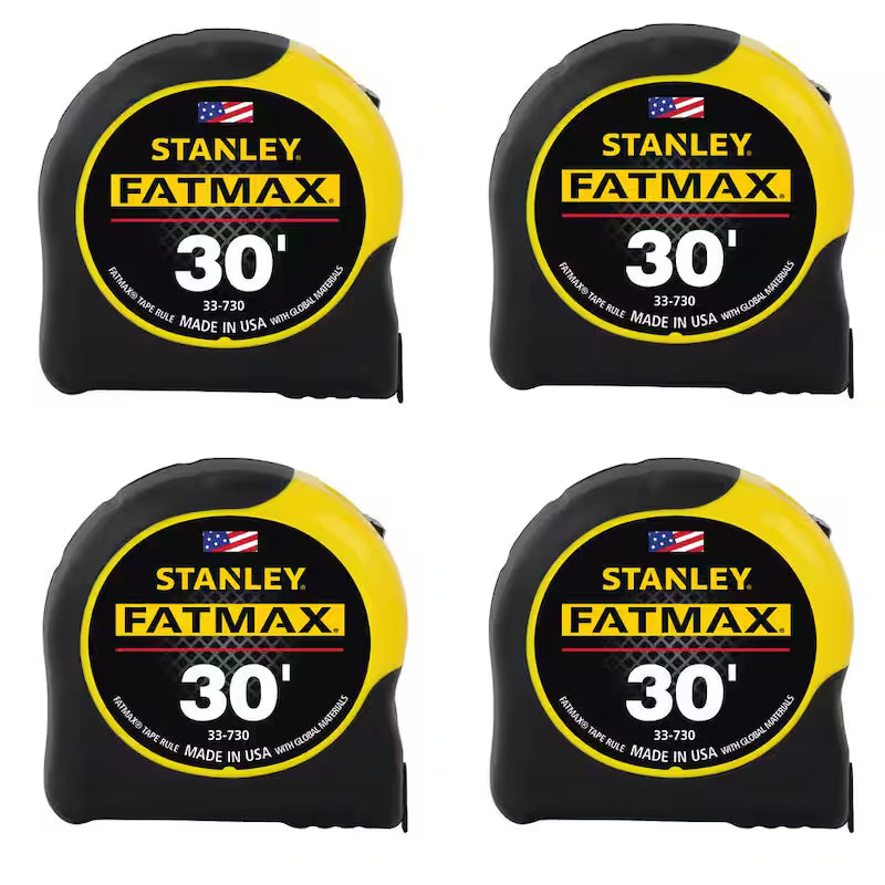 30 ft. x 1-1/4 in. Tape Measure (4 Pack) M577996
