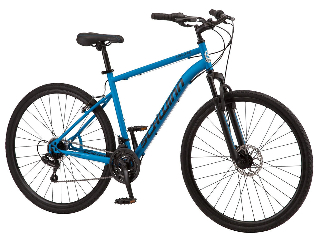 Blue 21 Speeds 700c Wheels Hybrid Bike J9504