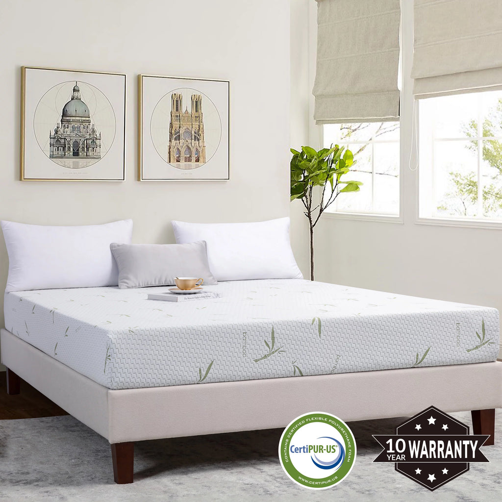 Green Tea Gel Memory Foam Mattress Twin Size Z3345