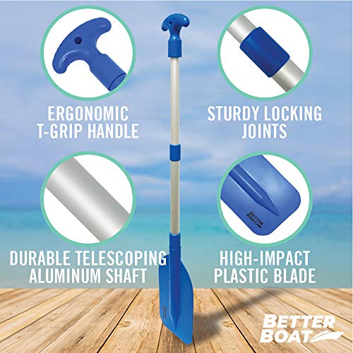 Telescoping Plastic Collapsible Boat Paddle H639837