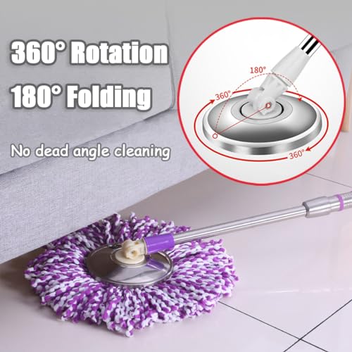 60-inch Rotating Telescopic Spin Mop Replacement Handle A78577