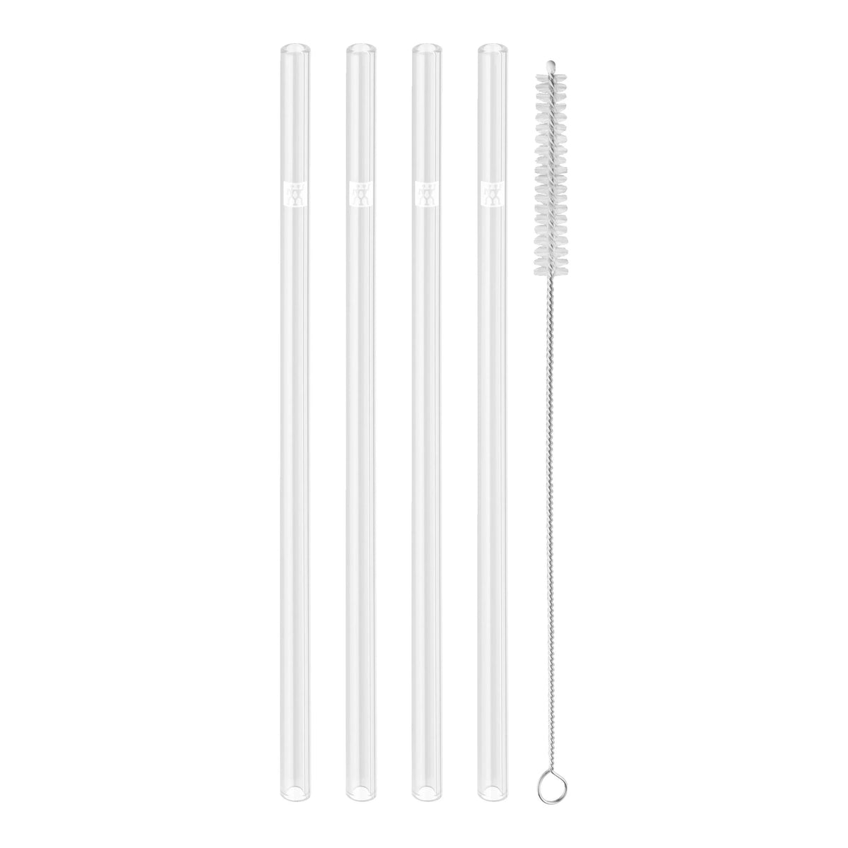 4pc Glass Straw Set P72491