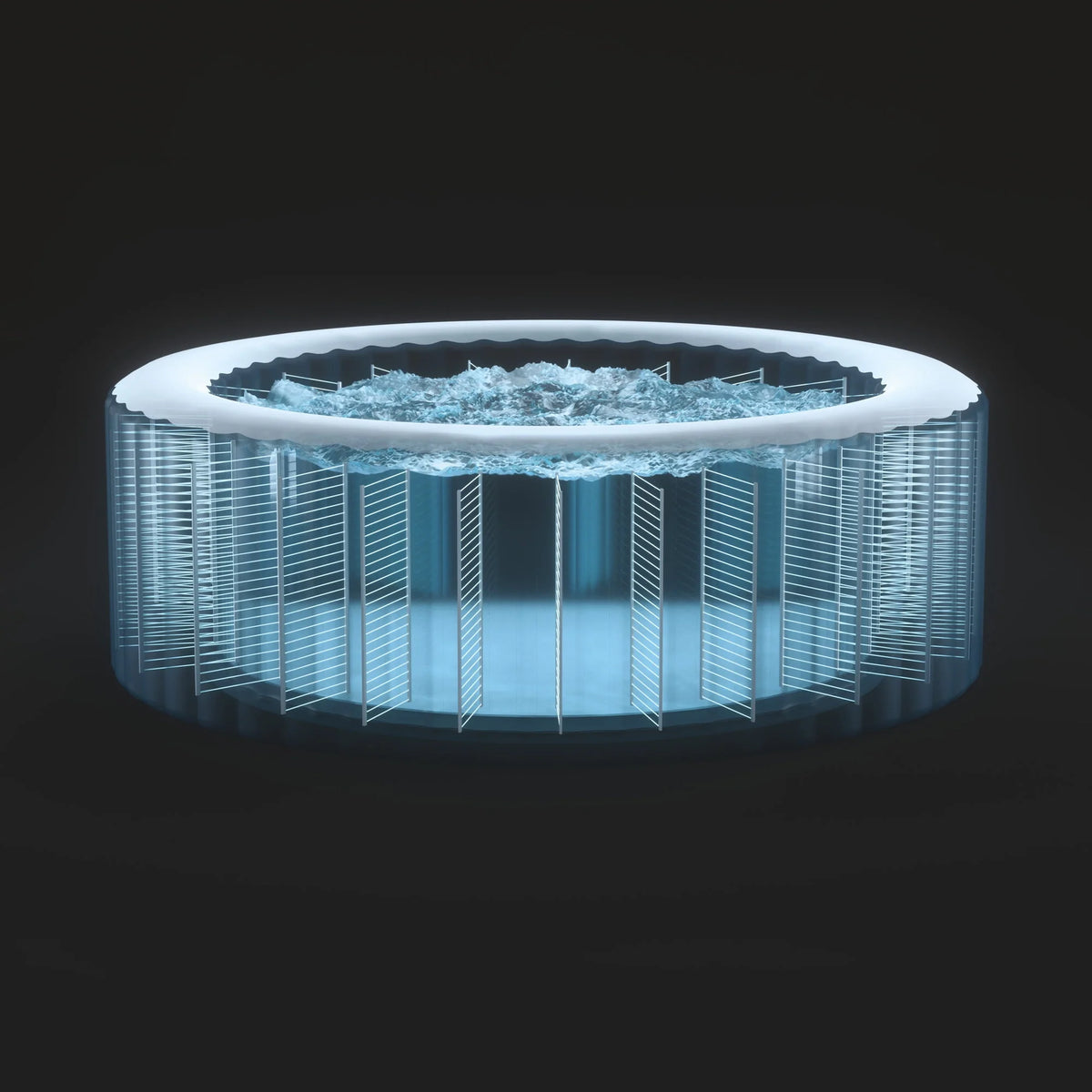 6 Person Inflatable Hot Tub Bubble Jet Spa T718
