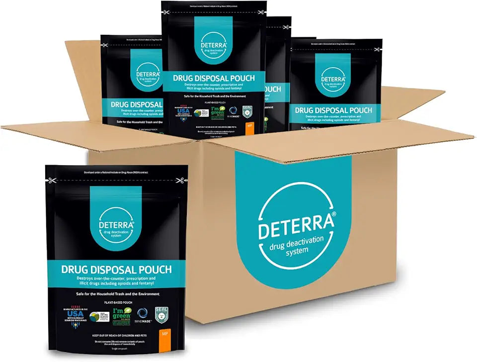 Plant-Based Medication Disposal Pouch 25-Pack A53709