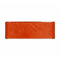 Orange Rectangular Plate 30x10cm Q26699