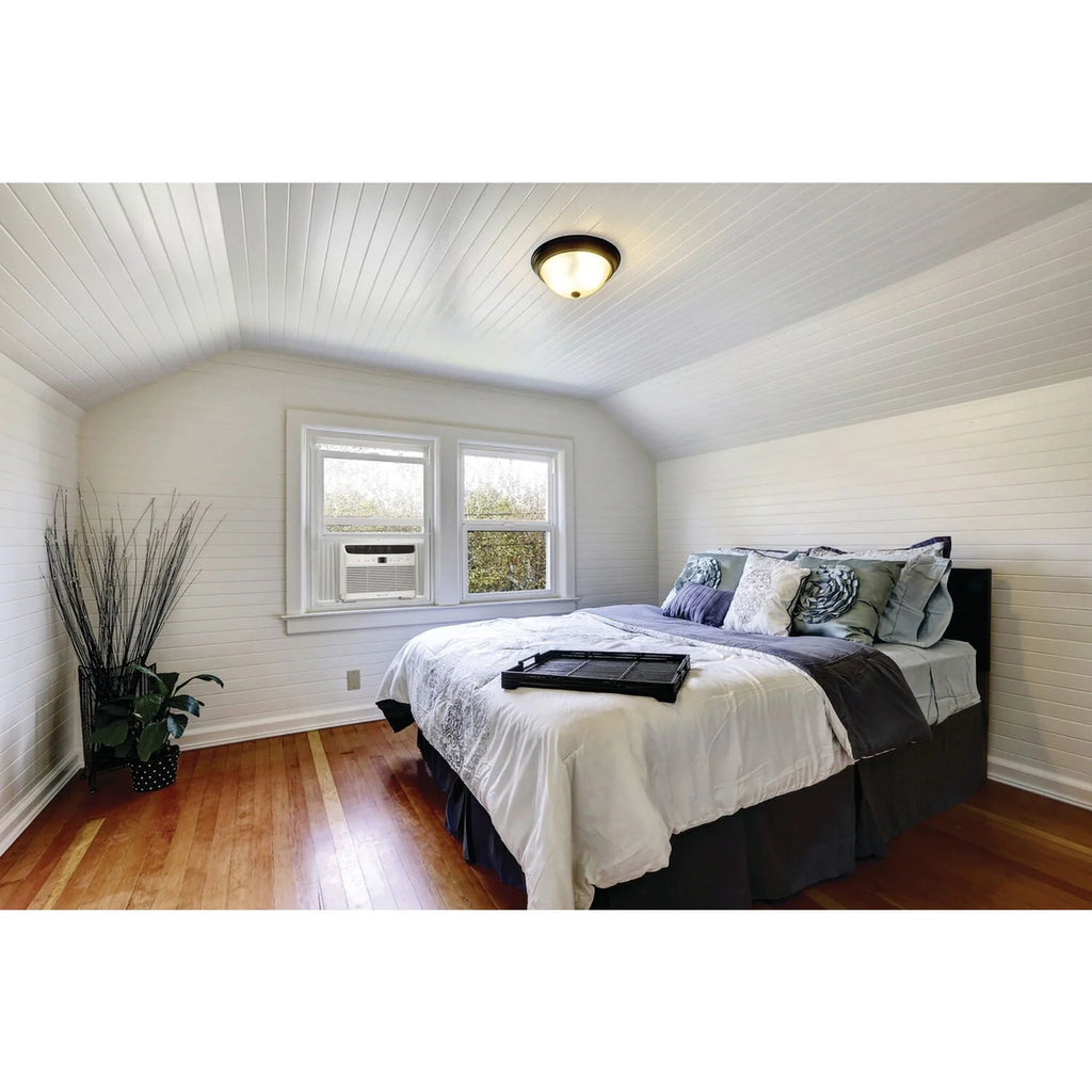 5,000 BTU Window-Mounted Air Conditioner with Remote Control, White C171