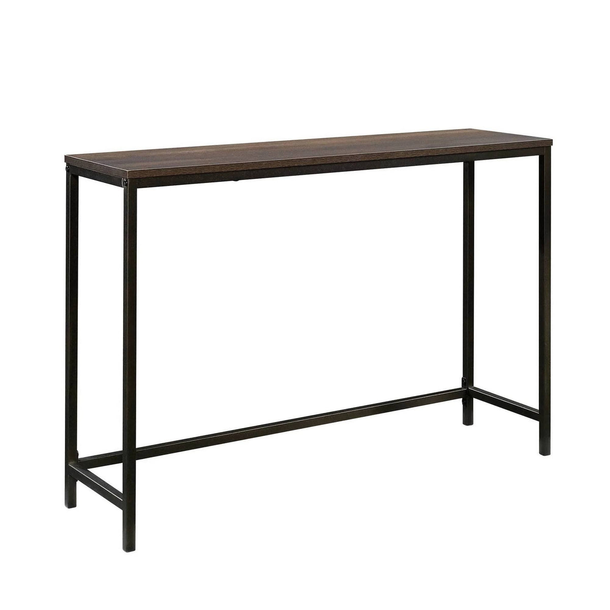 Smoked Oak and Black Console Table K56594