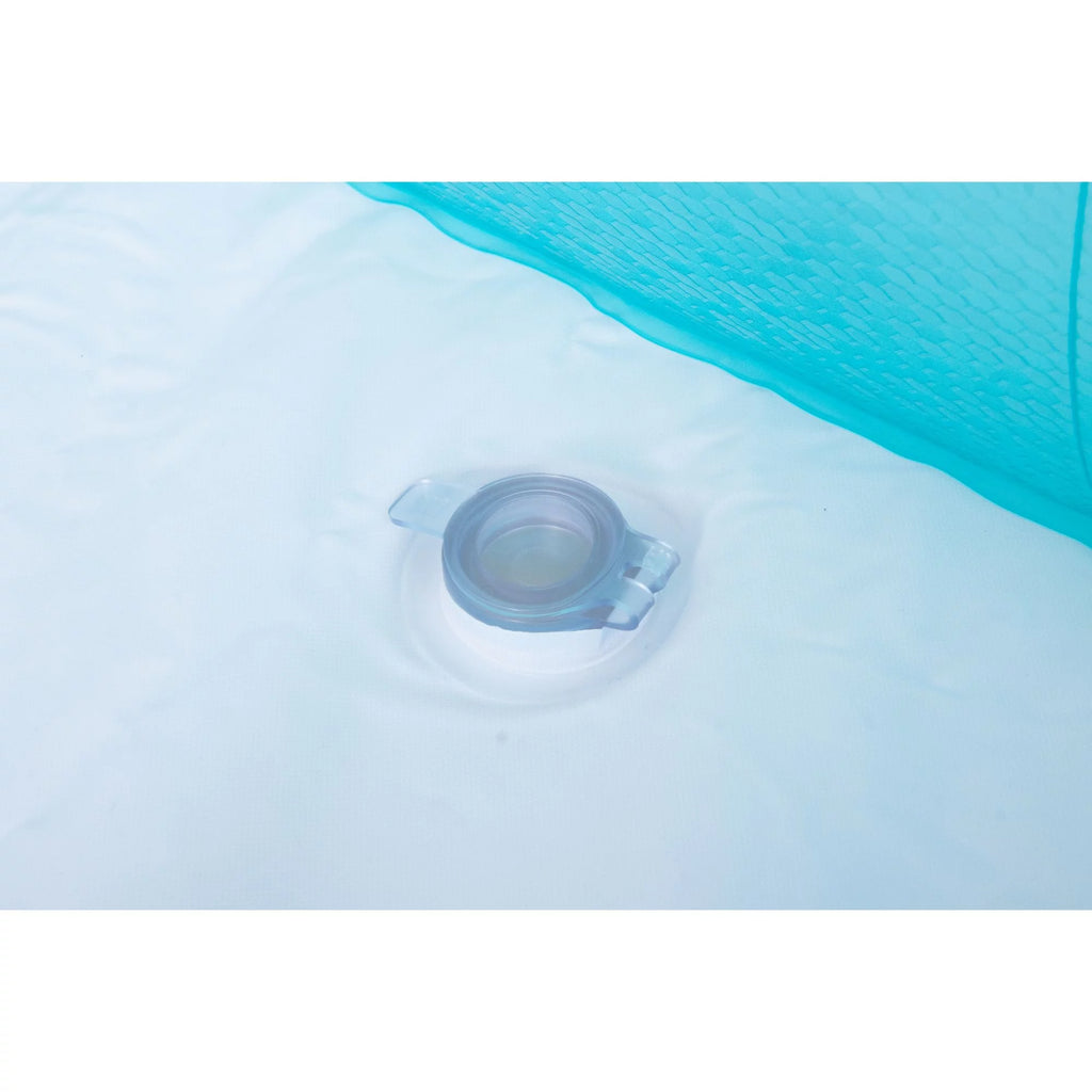 Inflatable Blue and White 2-Ring Swimming Pool F814