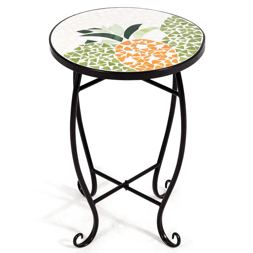 Pineapple Accent Table Plant Stand H974516