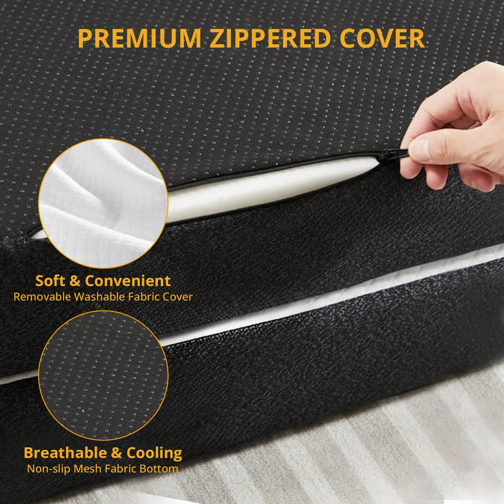Queen Size Memory Foam Folding Mattress with Cover X739