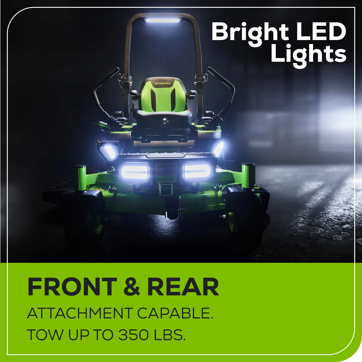 60V Zero Turn Riding Mower with Batteries and Charger N994968