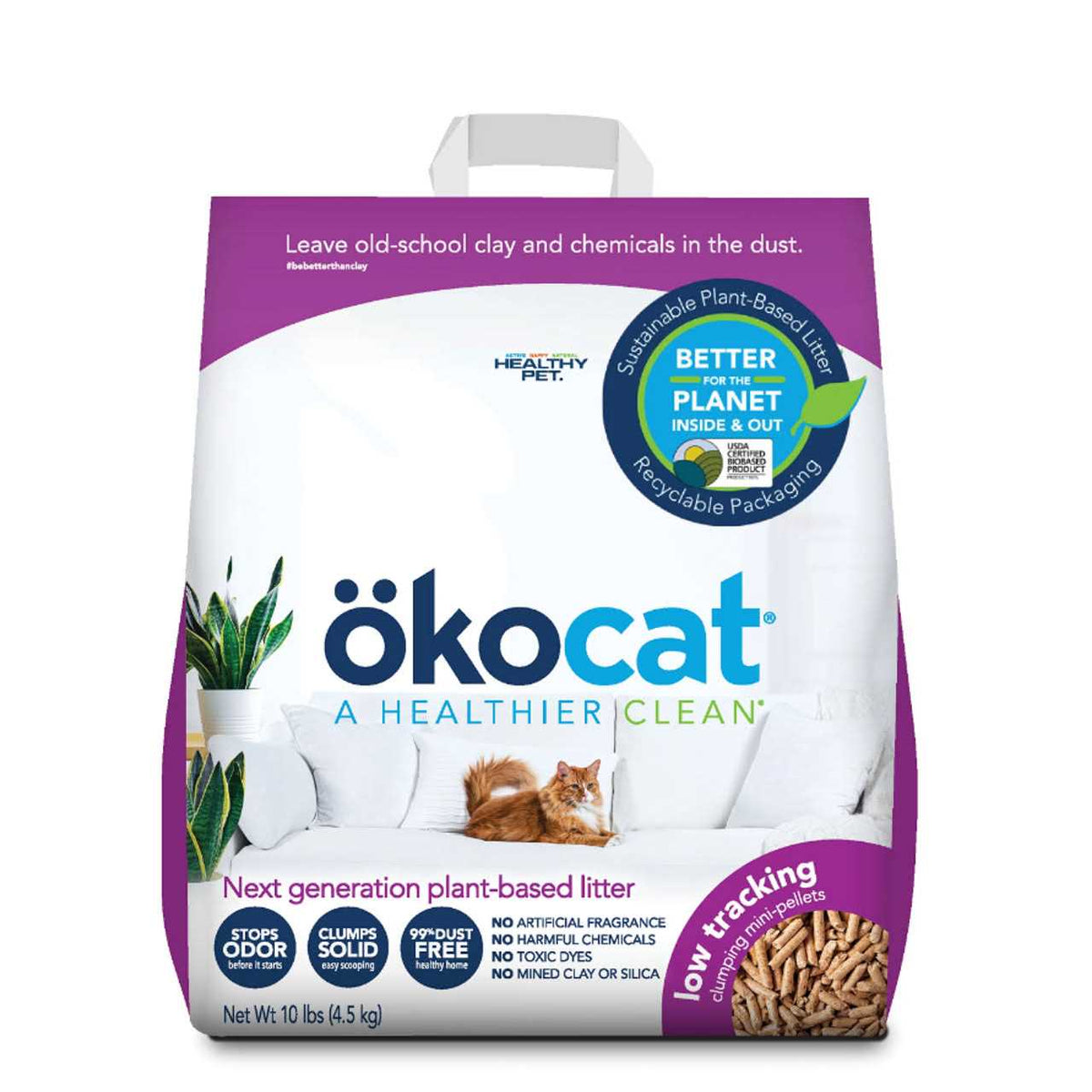 Low Tracking Clumping Mini Pellets Wood Cat Litter L150831