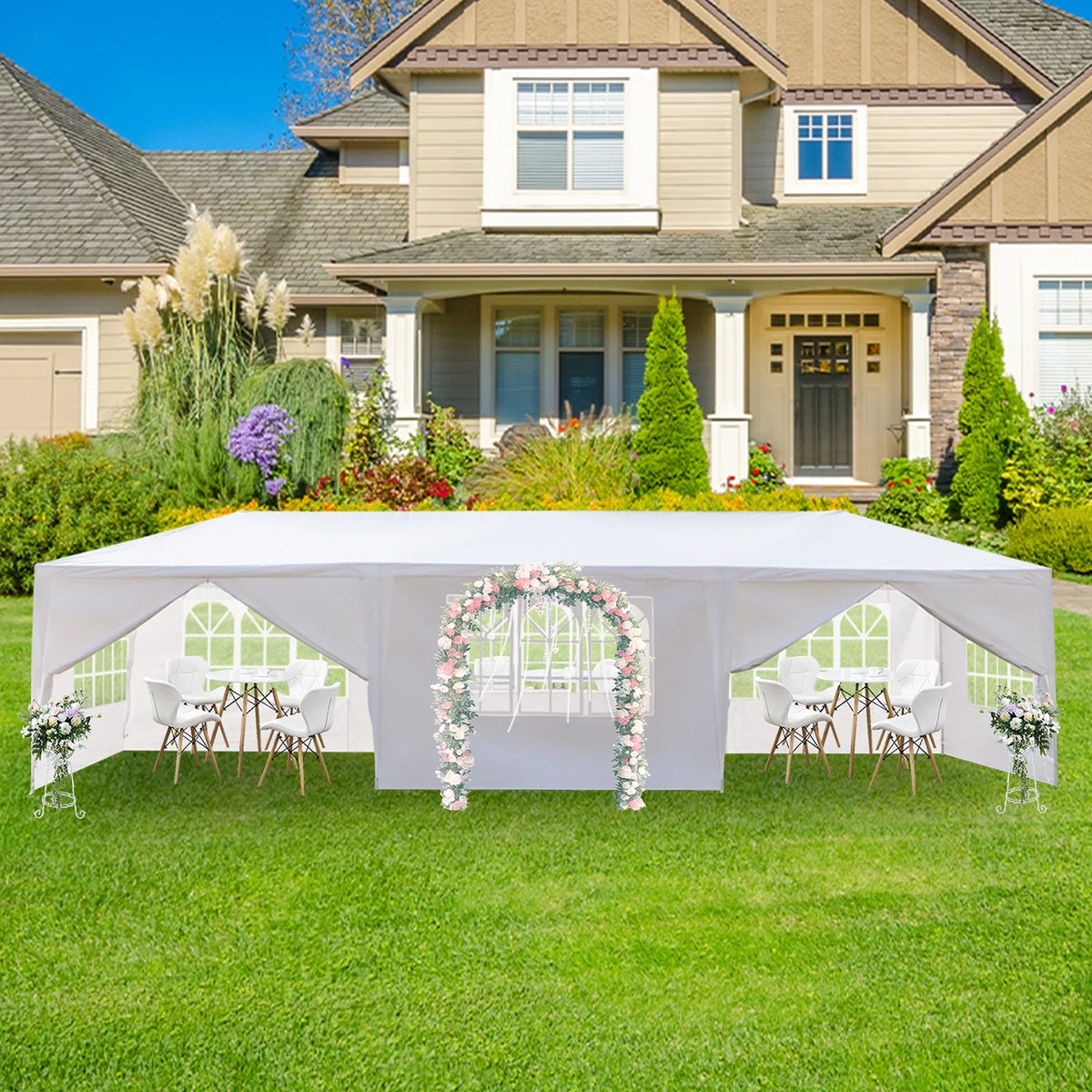 10' x 10' Waterproof White Canopy Tent W11035