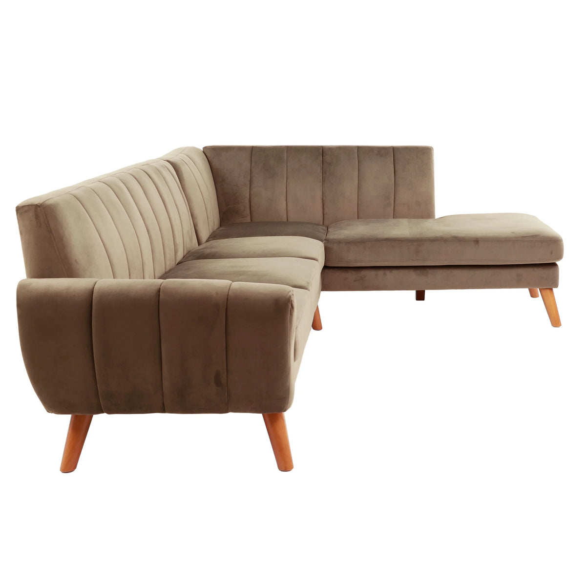 Black Faux Leather 2PC Sectional Sofa Set A332
