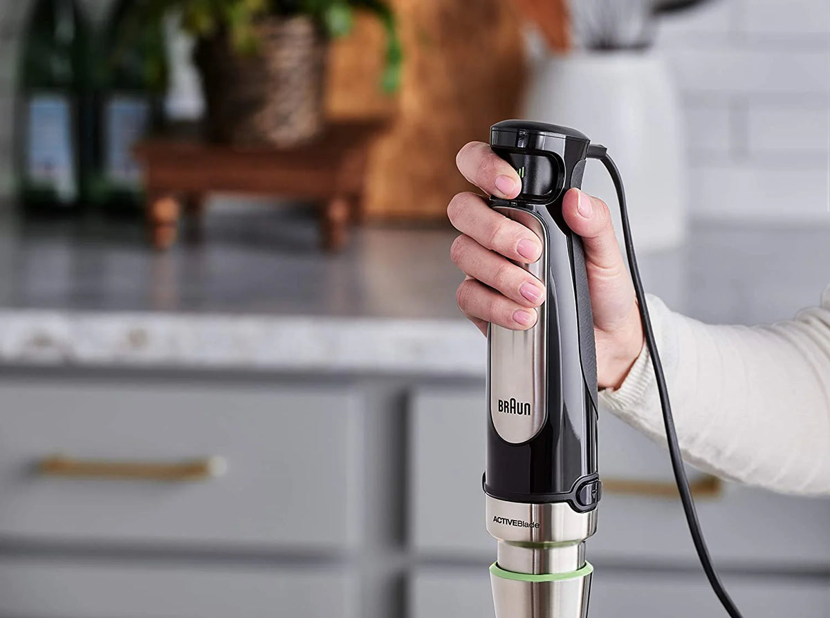 500W Immersion Hand Blender with 2-Cup Food Processor D8498