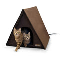 Outdoor Heated Kitty A-Frame Y478