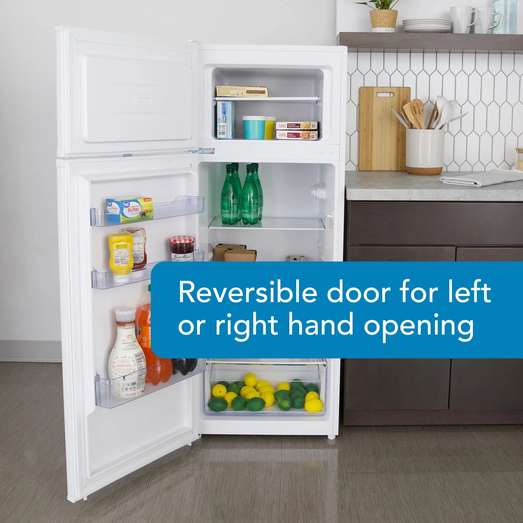 White 7.3 Cu. Ft. Top Freezer Refrigerator T7252