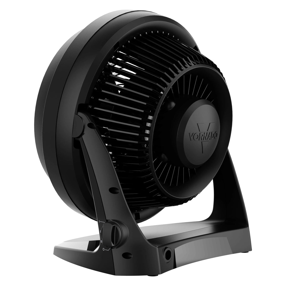 Black Whole Room Air Circulator Floor Fan L945477