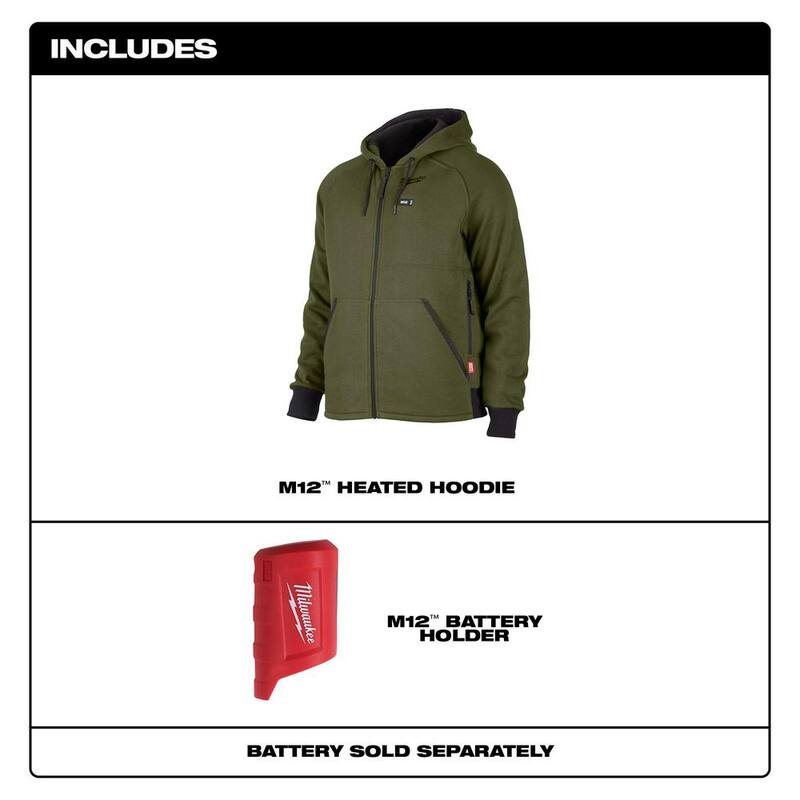 3X-Large Cordless Heated Jacket Hoodie I8160