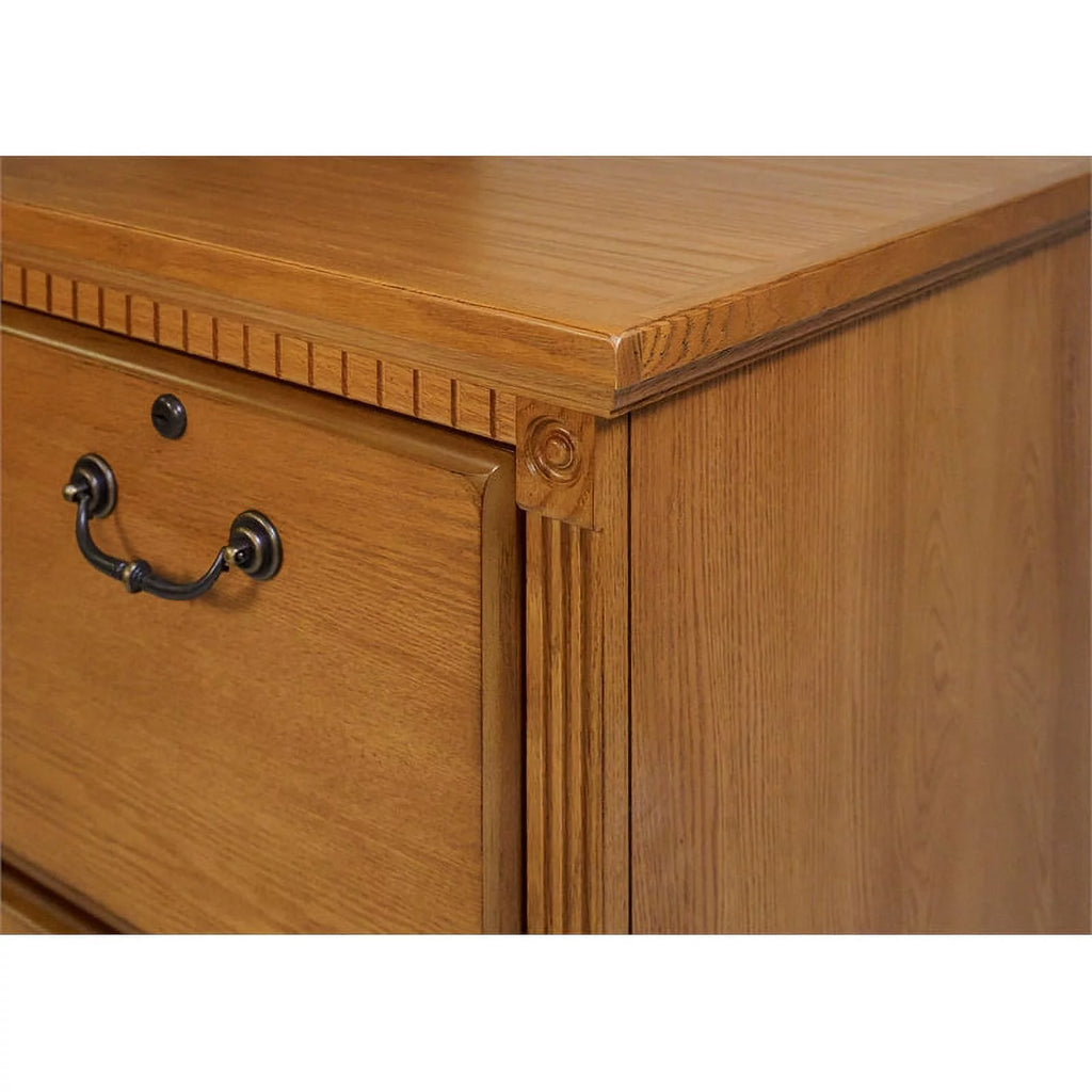 2 Drawer Wood File Cabinet V5118