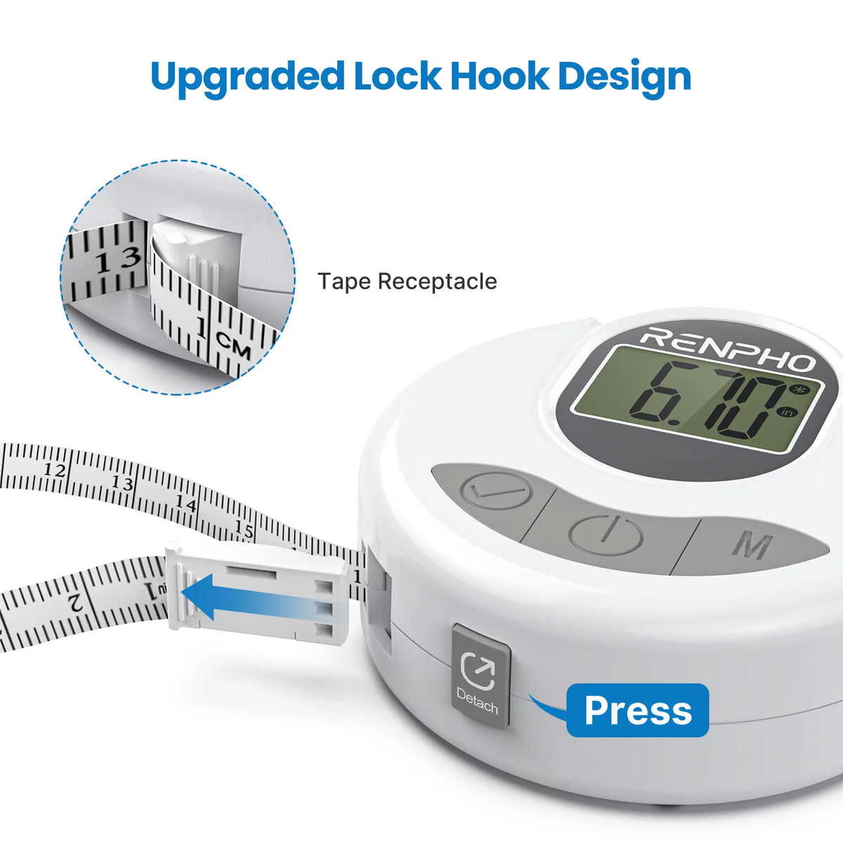 Smart Bluetooth Body Measuring Tape M814299