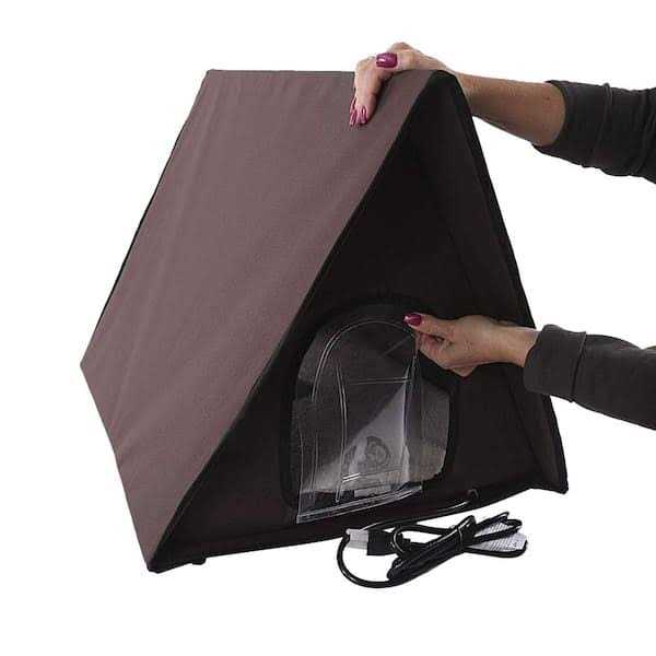 Outdoor Heated Kitty A-Frame Y478