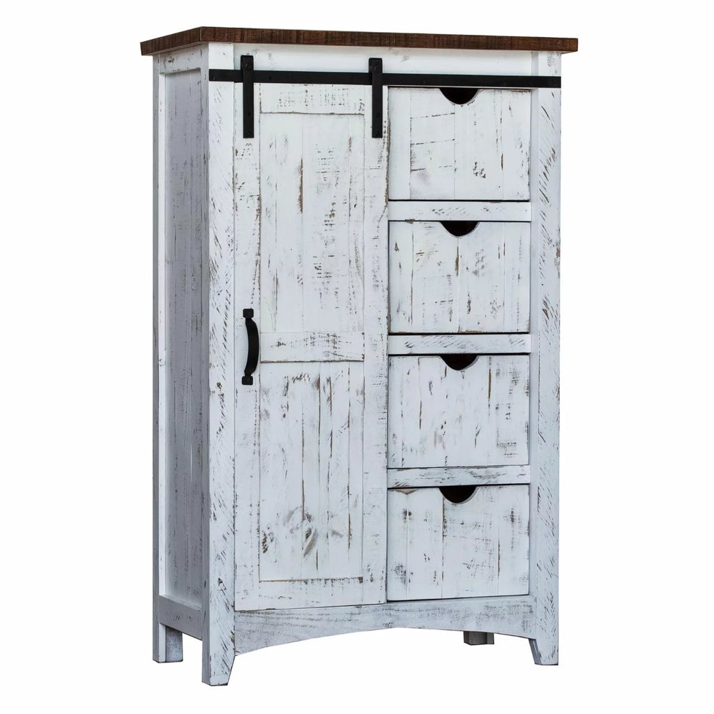 White Wardrobe Chest O661