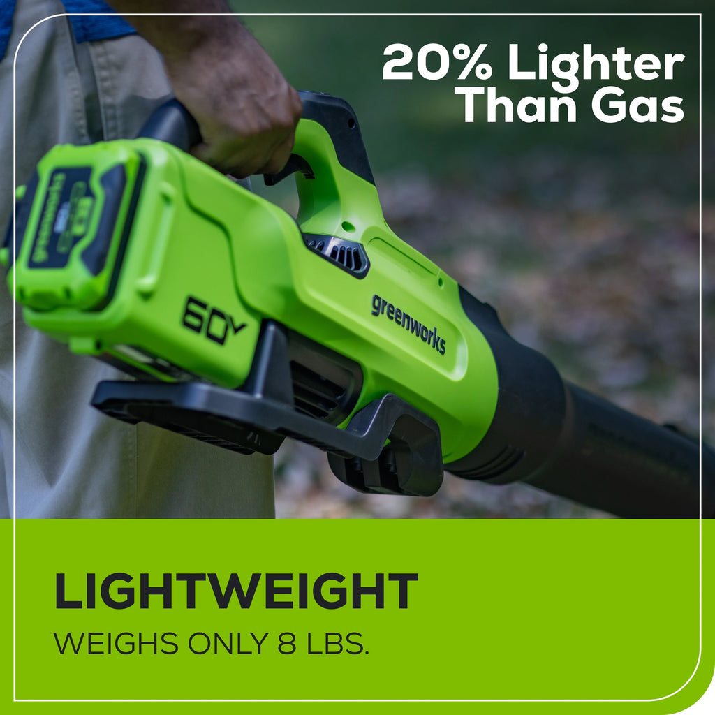 60V 630 CFM 170 MPH Leaf Blower with 2.5 Ah Battery & Charger P6363