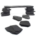 Blue Natural Slate Stone Rocks Mix K103