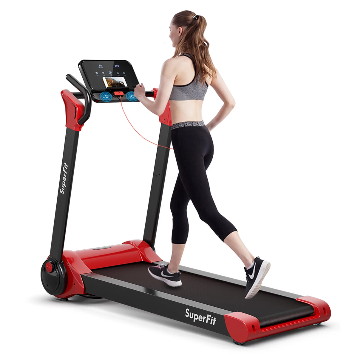 Folding Electric Motorized Treadmill N747660