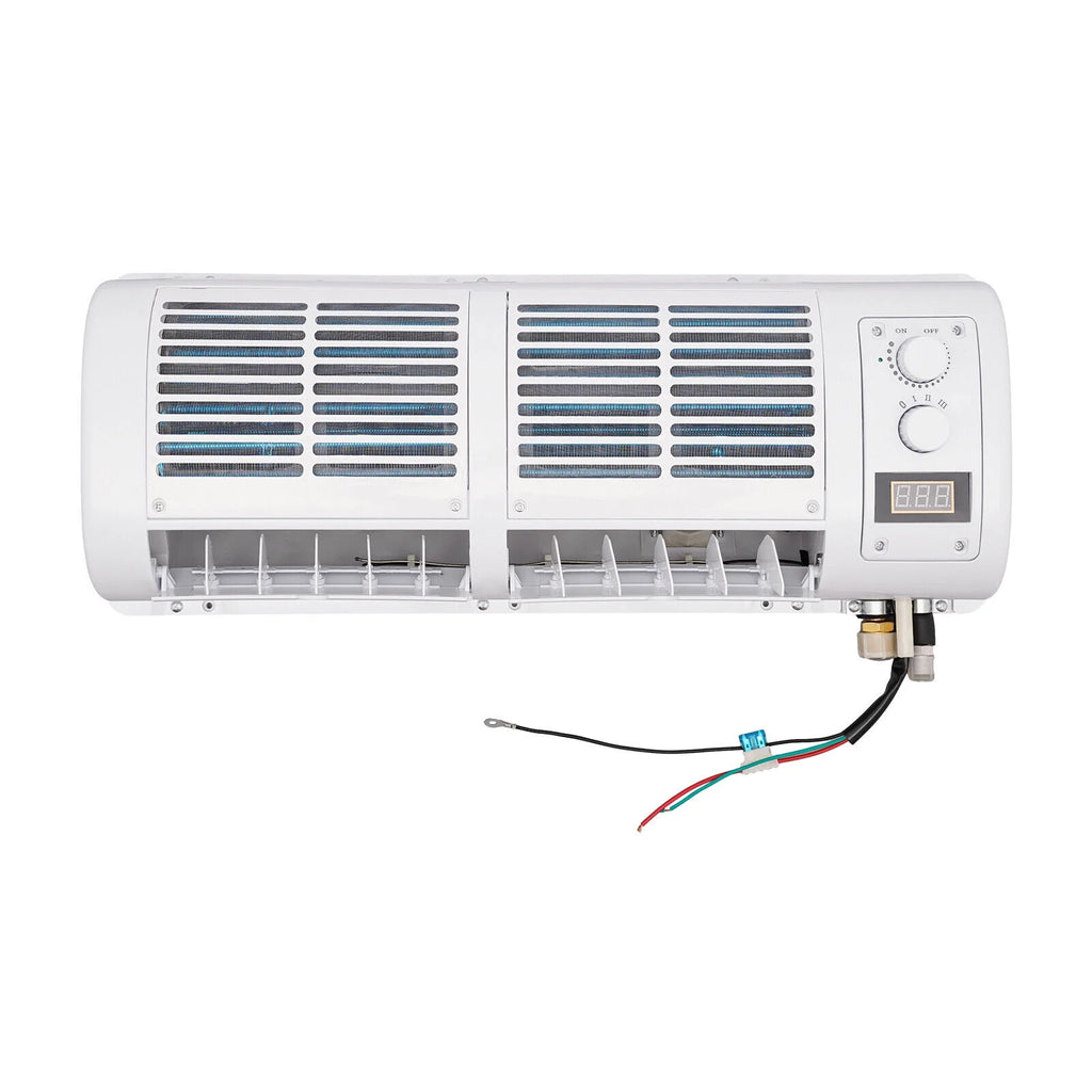 12V Car Air Conditioner Cooling Fan 3 Speeds LCD Display N93486