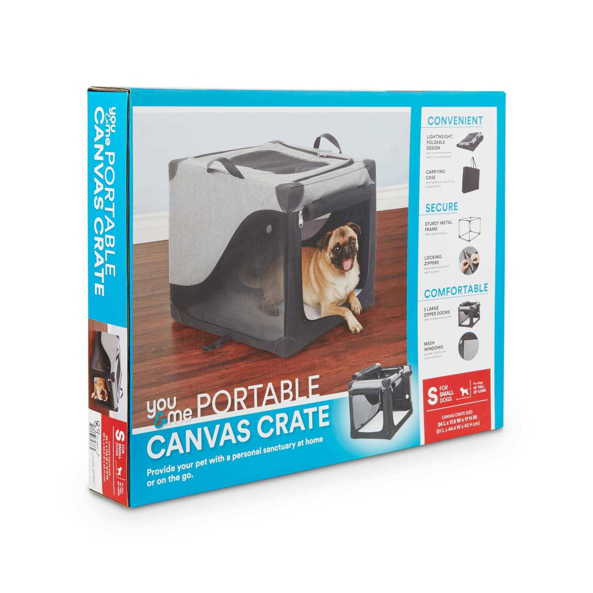 Canvas Dog Crate Y861