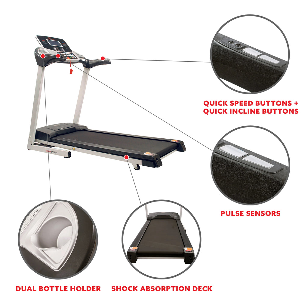 Motorized Incline Treadmill F155563