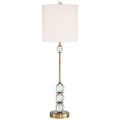 Modern Art Deco Buffet Table Lamp with USB Dimmer Cord K20305