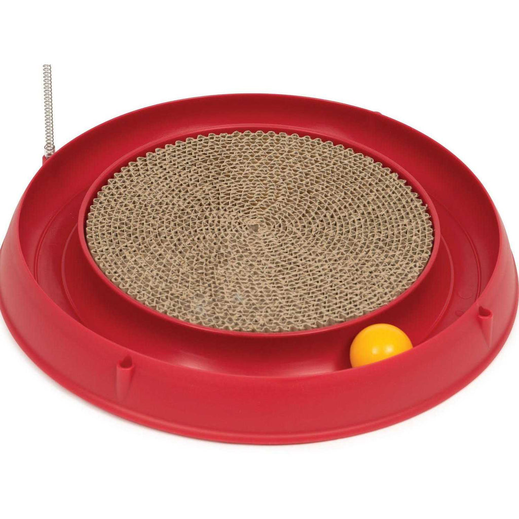 Circuit Ball Cat Toy with Scratch Pad A222