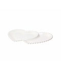 Double Heart Plate 31x19cm Ornament Pearl J344
