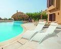 White Set of 2 Adjustable 5-Position Patio Chaise Lounges with Pillow Y3383