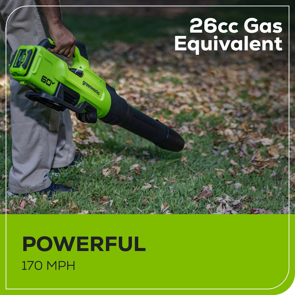 60V 630 CFM 170 MPH Leaf Blower with 2.5 Ah Battery & Charger P6363