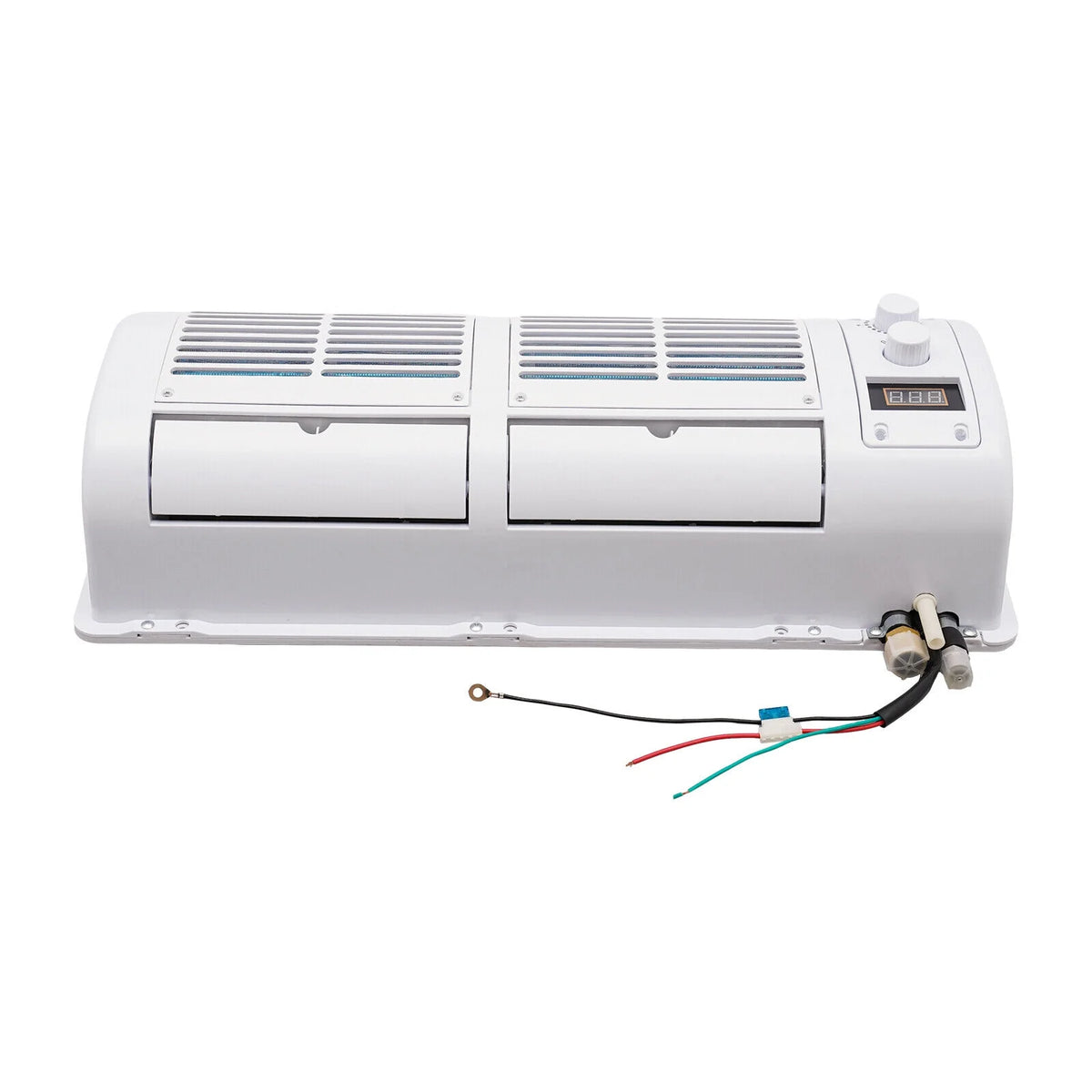 12V Car Air Conditioner Cooling Fan 3 Speeds LCD Display N93486