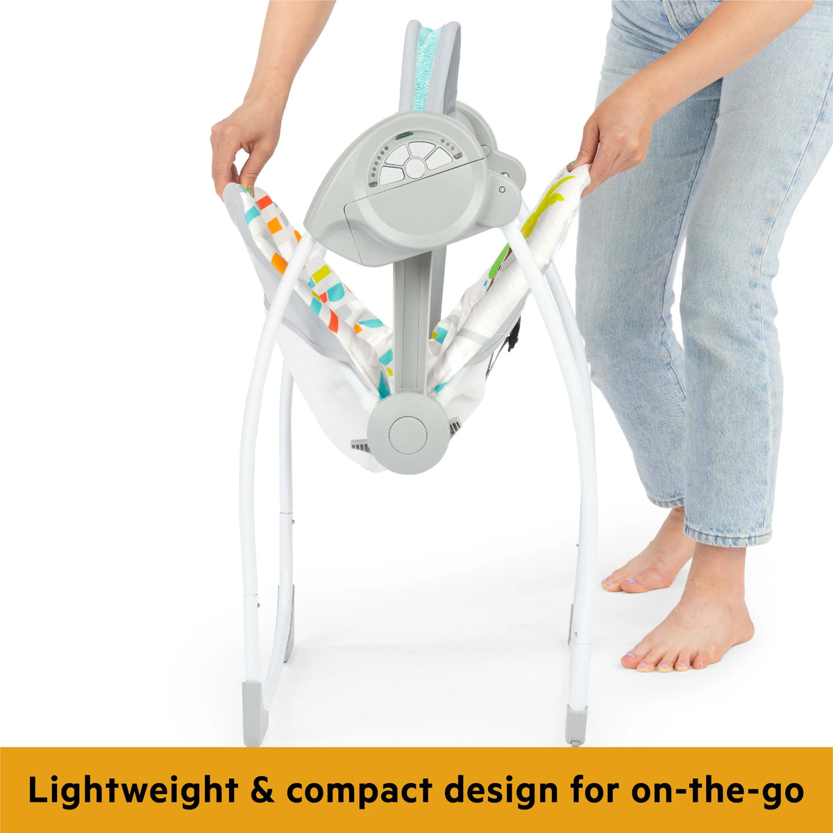 Portable Compact Baby Swing with Toys G172895