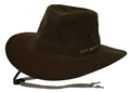 Brown Oilskin Hat U143