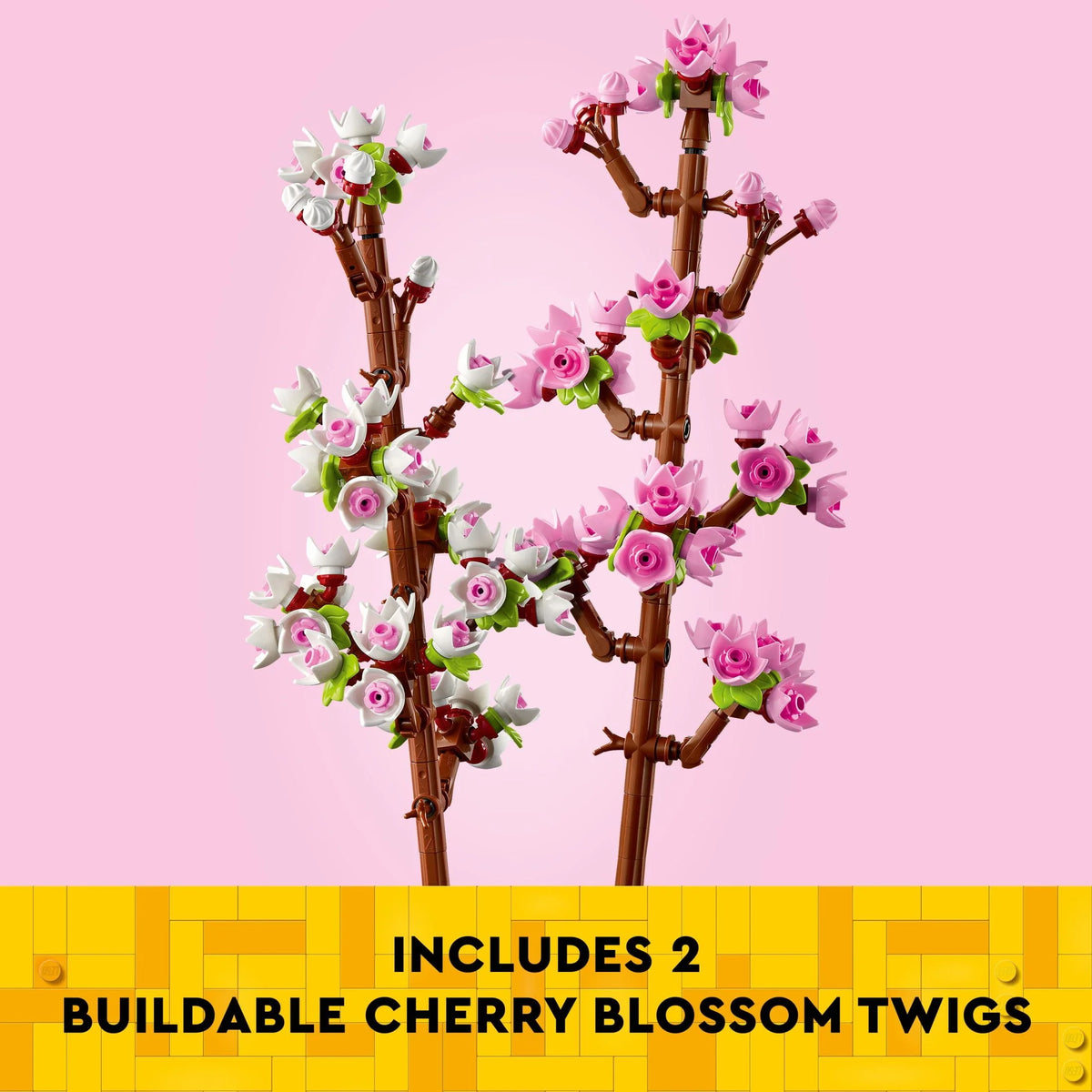 White and Pink Cherry Blossom Building Set M2885