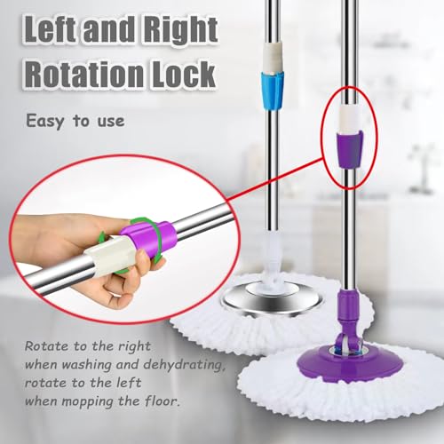 60-inch Rotating Telescopic Spin Mop Replacement Handle A78577