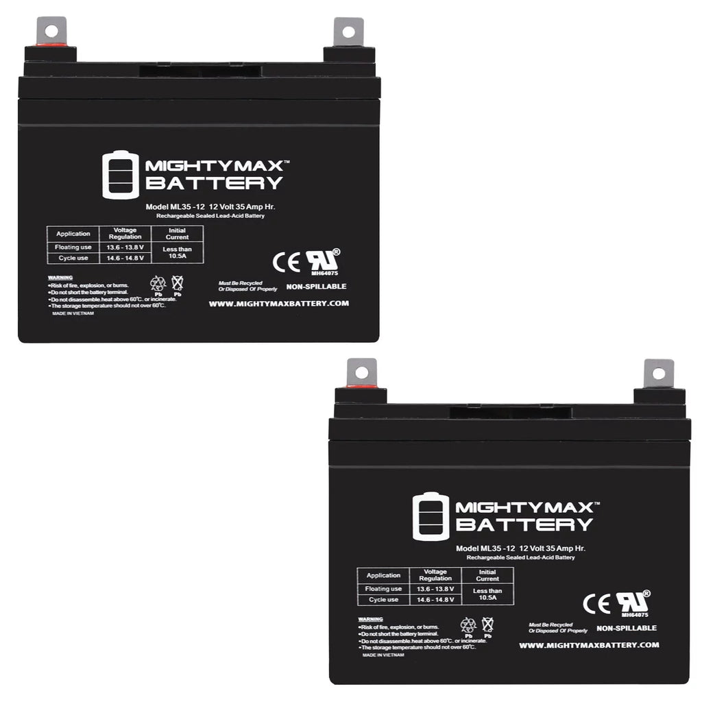 12V 35AH SLA Battery 2 Pack R73195