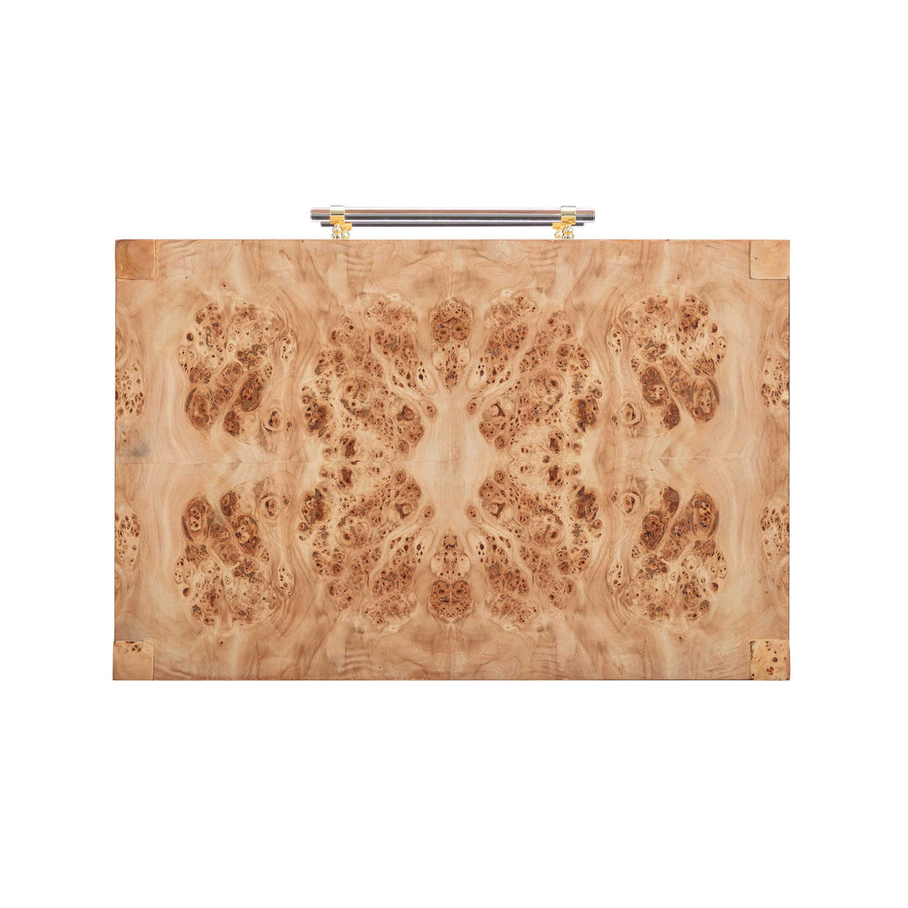 Natural Burl Nightstand Z962