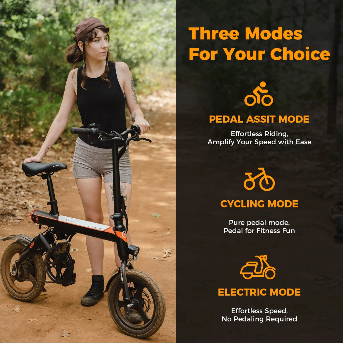 350W Folding Electric Bike with 270Wh Battery S99779