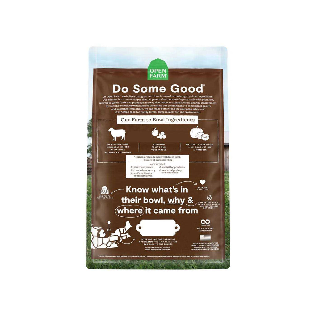 Grain Free Pasture Raised Lamb Recipe Dry Cat Food M62074