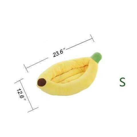 Banana Shape Washable Dog Bed C11127