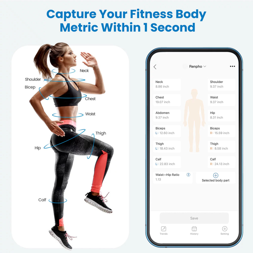 Smart Bluetooth Body Measuring Tape M814299